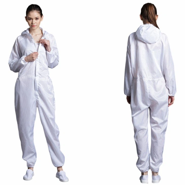 White Static Dissipative Garments