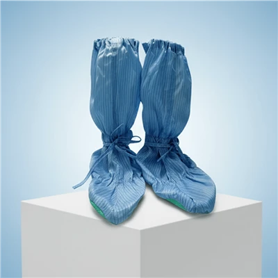 Giày bốt dài đế mềm-PVC dành cho phòng sạch ESD